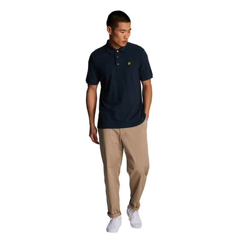 Heren Polo SP2003V.Z271 Lyle and Scott NAVY
