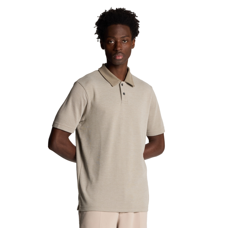 Heren Polo SP2227V.X824 Lyle and Scott TAUPE