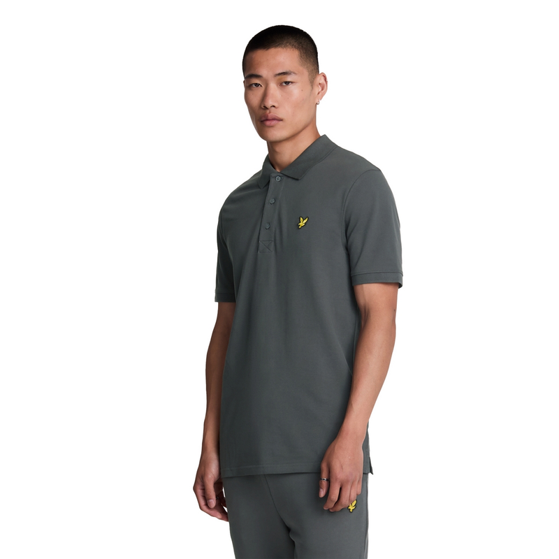 Heren Polo SP400VOG.W635 Lyle and Scott ANTRACIET