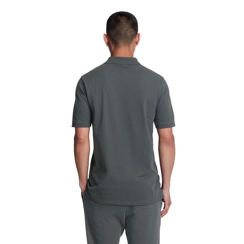 Heren Polo SP400VOG.W635 Lyle and Scott ANTRACIET