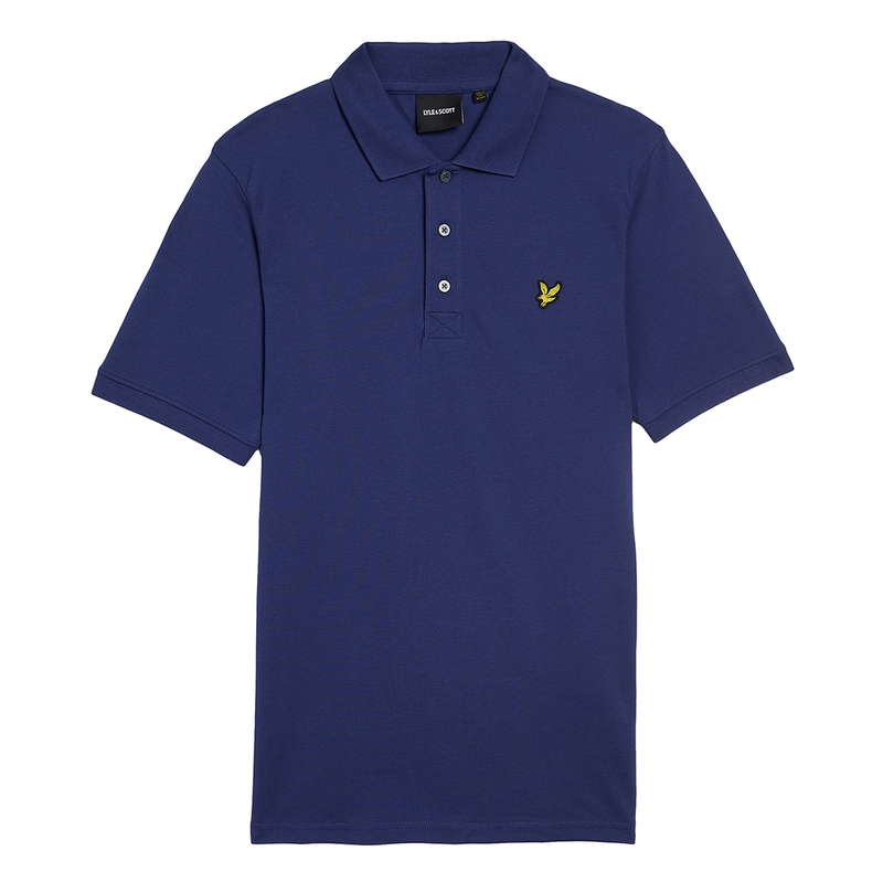 Heren Polo SP400VOG.X568 Lyle and Scott INDIGO BLUE