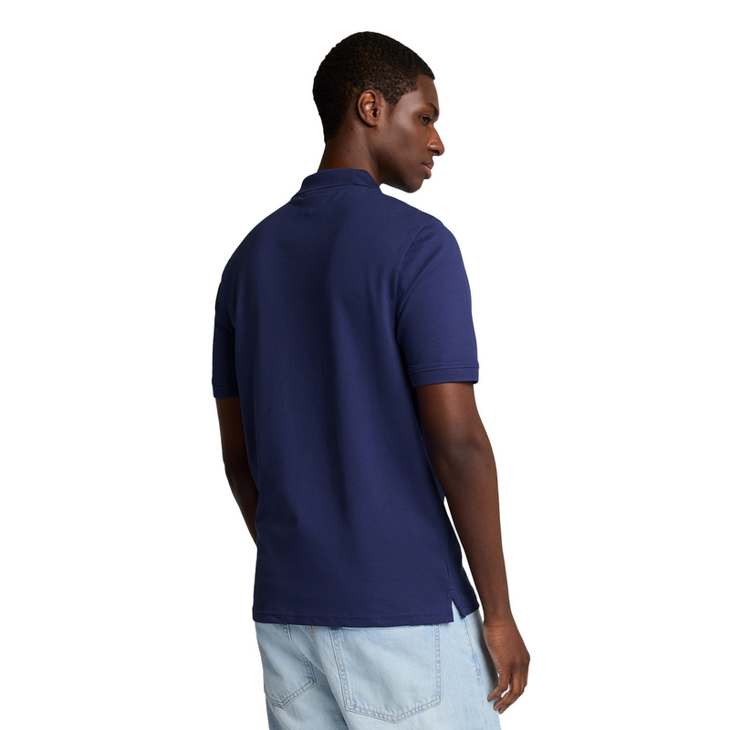 Heren Polo SP400VOG.X568 Lyle and Scott INDIGO BLUE
