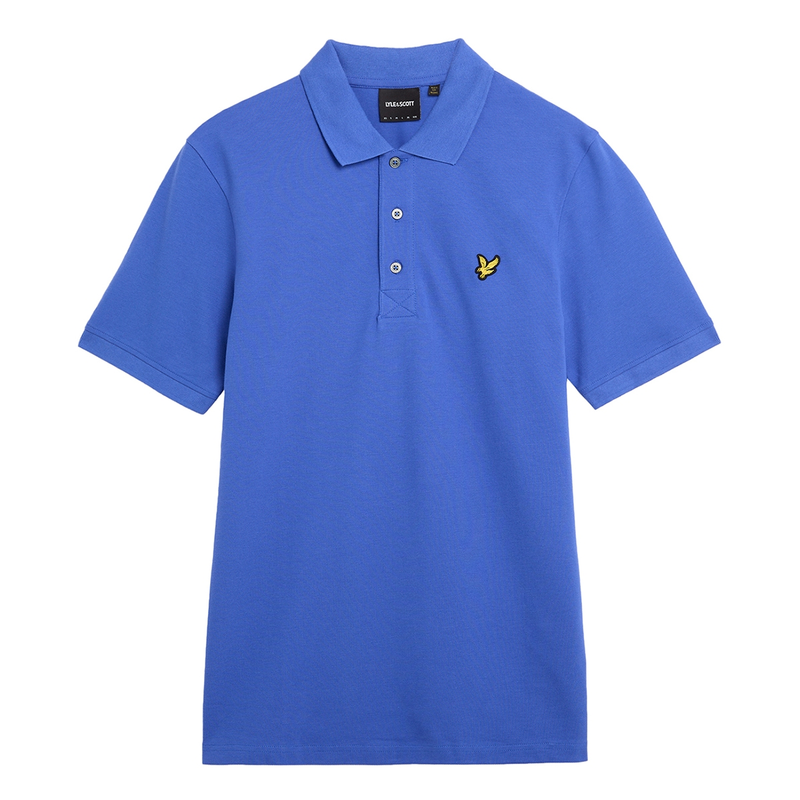 Heren Polo SP400VOG.X790 Lyle and Scott MIDDEN BLAUW
