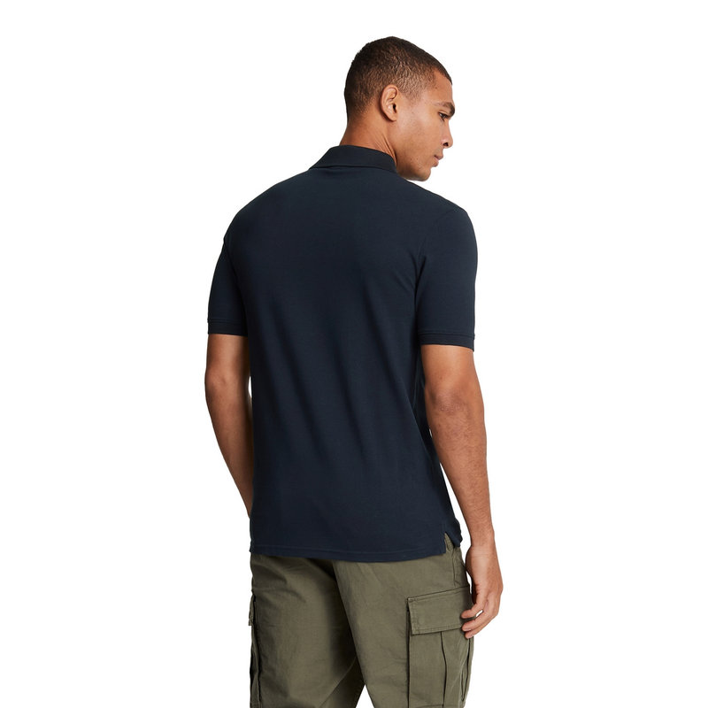 Heren Polo SP400VOG.Z271 Plain Polo Shirt Lyle and Scott NAVY