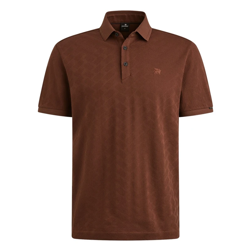 Heren Polo VPSS2505879 Vanguard MIDDEN BRUIN