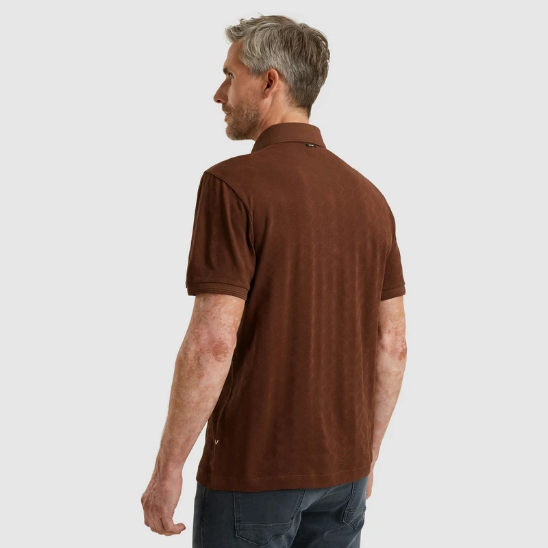 Heren Polo VPSS2505879 Vanguard MIDDEN BRUIN