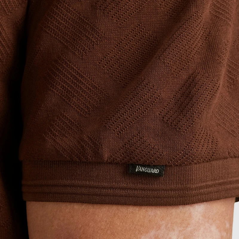 Heren Polo VPSS2505879 Vanguard MIDDEN BRUIN