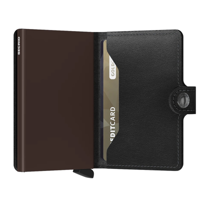 Heren Portemonnee M-Black-Brown