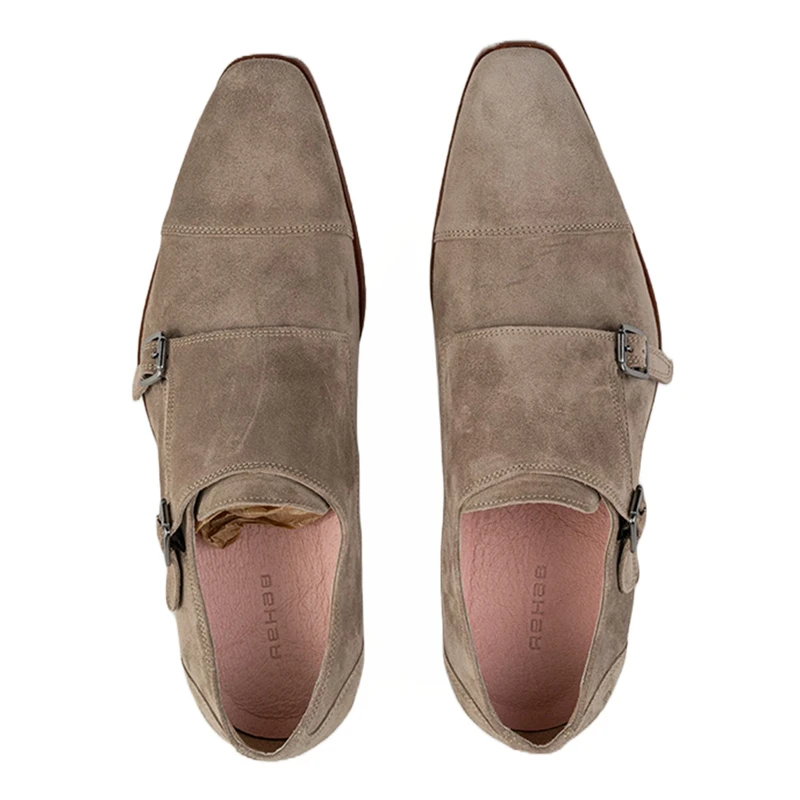 Heren Schoenen PHIL SUEDE Rehab KHAKIGROEN