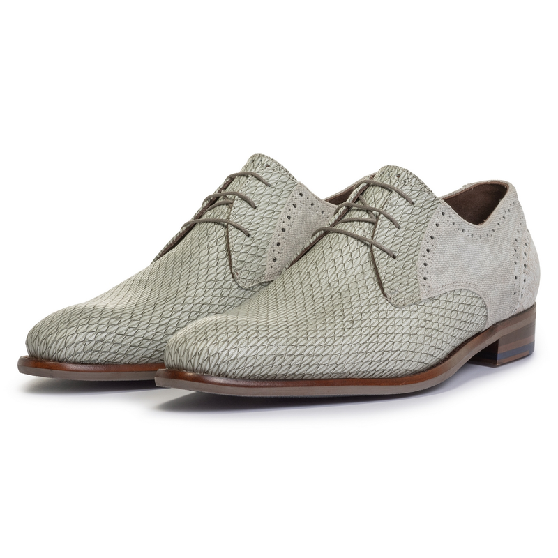 Heren Schoenen SFM-30361-32-03 Floris van Bommel DONKER GRIJS