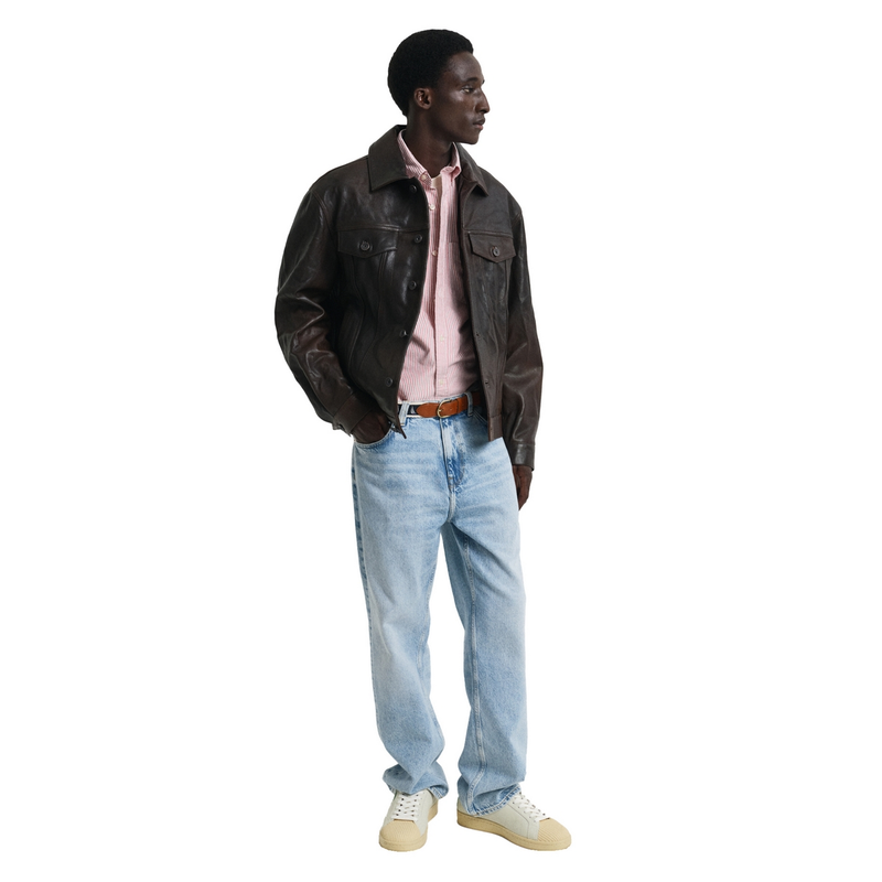 Heren Shirt 3000230.630 Gant WINE