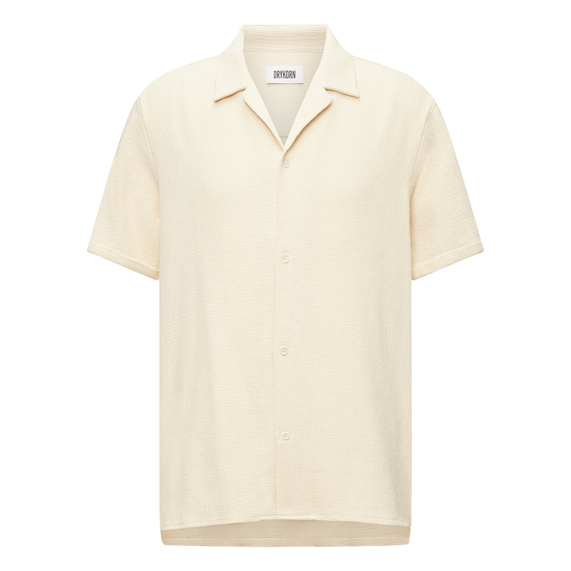 Heren Shirt KM 124147-Bijan_2.47356 Drykorn MIDDEN BRUIN