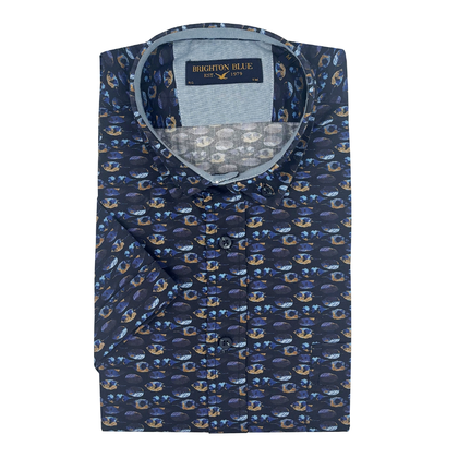 Heren shirt KM print FFSH0999