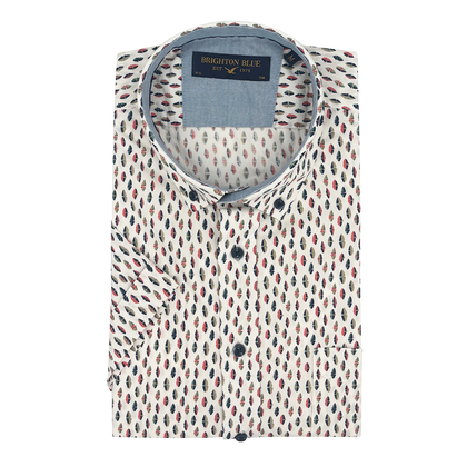 Heren shirt KM print FFSH1007