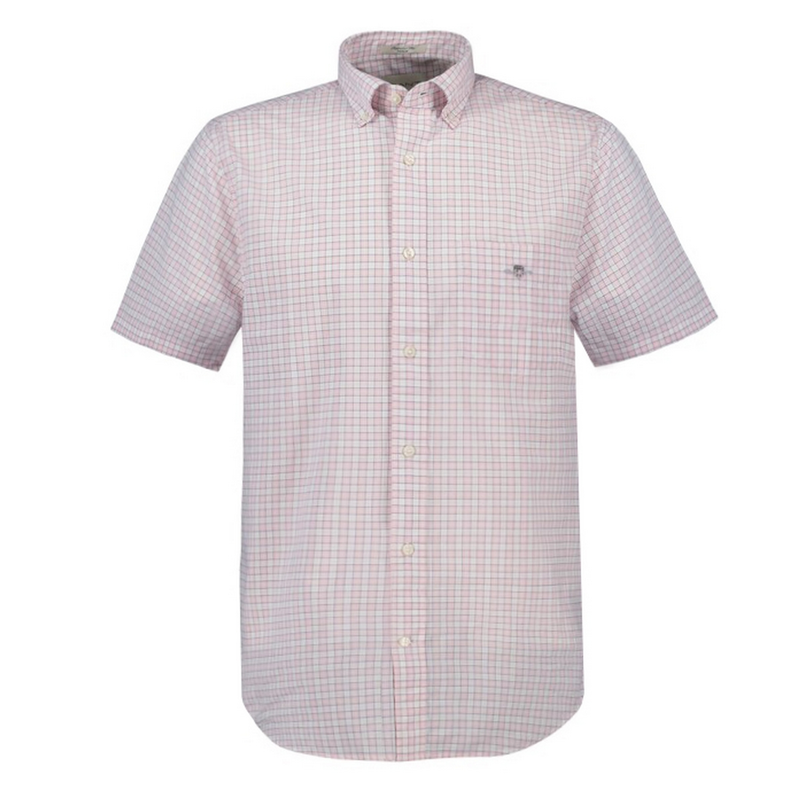 Heren Shirt ruit KM 3250034.662 Gant ROZE