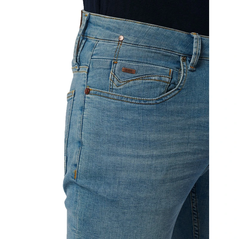Heren Short 19819D57N2 No Excess BLEACHED BLUE DENIM