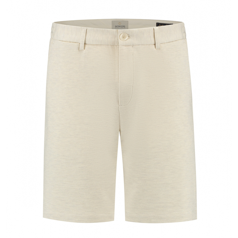 Heren Short 515490 Lancaster Pique Dstrezzed MIDDEN GRIJS
