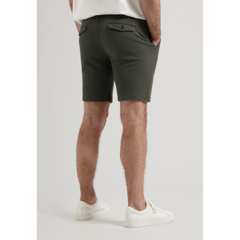 Heren Short 515490 Lancaster Pique Dstrezzed MIDDEN GRIJS