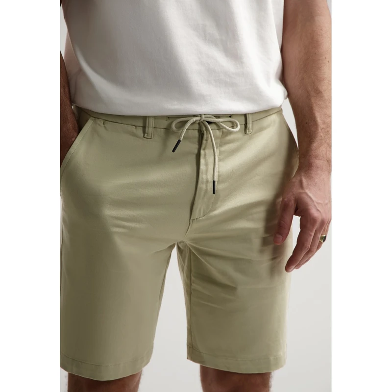 Heren Short 515498 Lancaster Dstrezzed ZAND