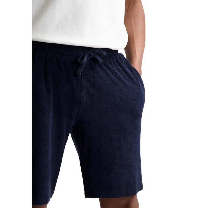 Heren Short 515514 Logan Towelling Dstrezzed NAVY