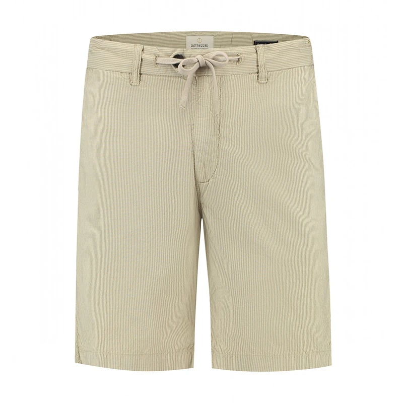 Heren Short 515572 Lancaster Stripe Dstrezzed BEIGE