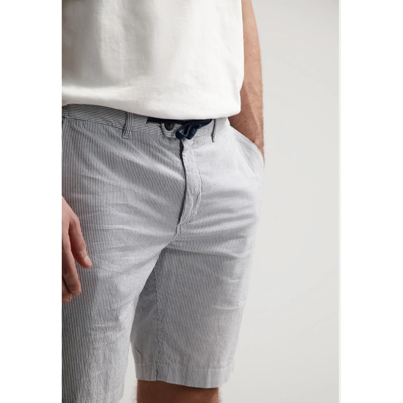 Heren Short 515572 Lancaster Stripe Dstrezzed NAVY