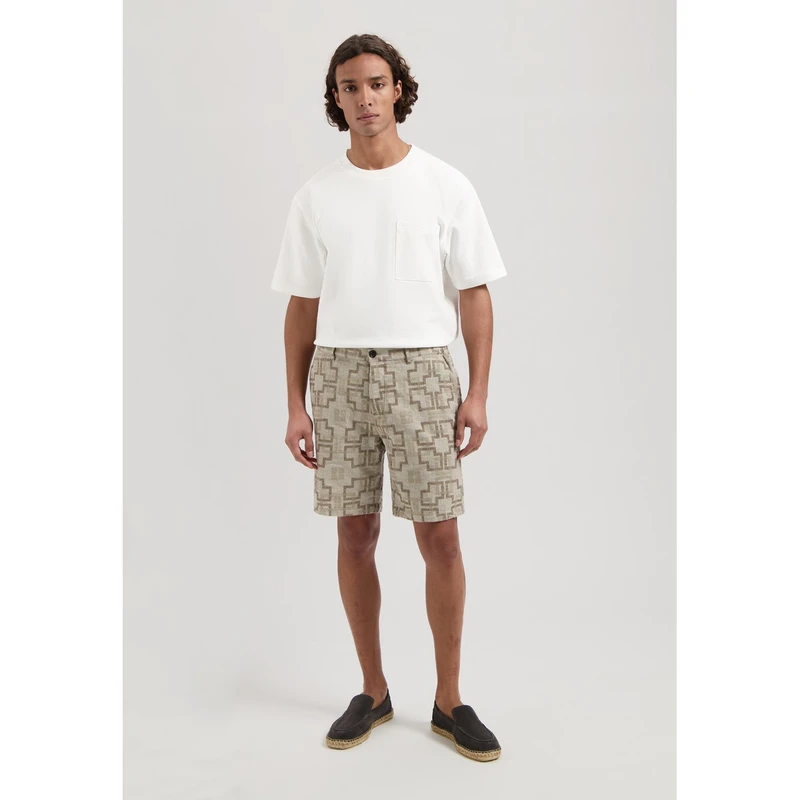 Heren Short 515580 Logan Embro Dstrezzed ZAND