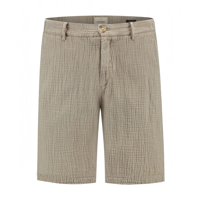 Heren Short 515594 Logan Dbl Weave Dstrezzed BEIGE