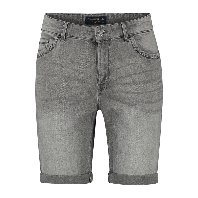 Heren Short 89058-4960 Brighton Blue GREY DENIM