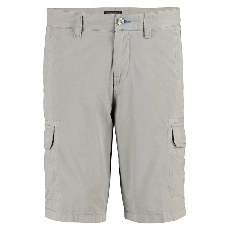 Heren Short Chino MANE Brighton Blue LICHT GRIJS