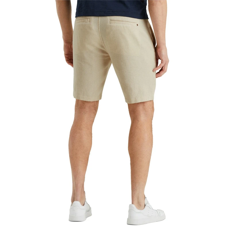 Heren Short CHINO SHORTS STRUCTURE Cast Iron LICHT GRIJS