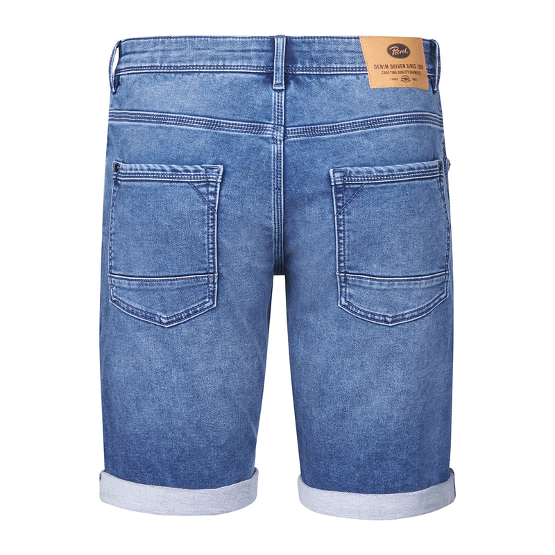 Heren Short M-ROS-SHO001 Petrol LIGHT BLUE DENIM