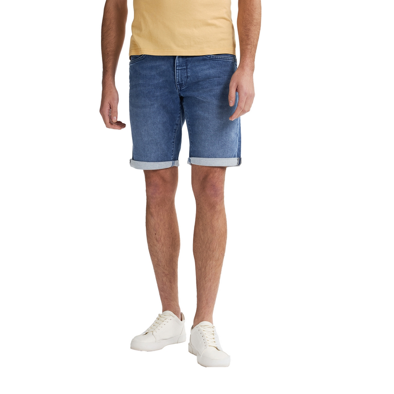 Heren Short M-ROS-SHO001 Petrol LIGHT BLUE DENIM