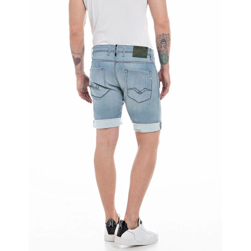 Heren Short MA981Y .000.261 C42 Replay LIGHT BLUE DENIM