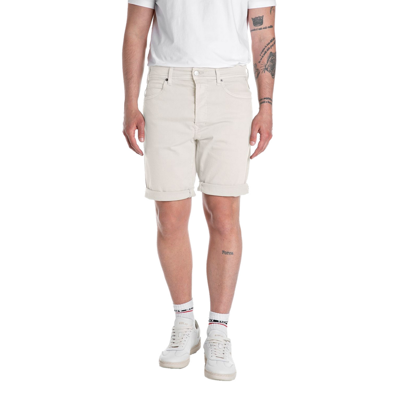 Heren Short MA981Y.8488780 Replay OFF-WHITE