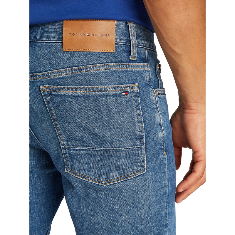 Heren Short MW0MW39194.1BE Tommy Hilfiger MID BLUE DENIM