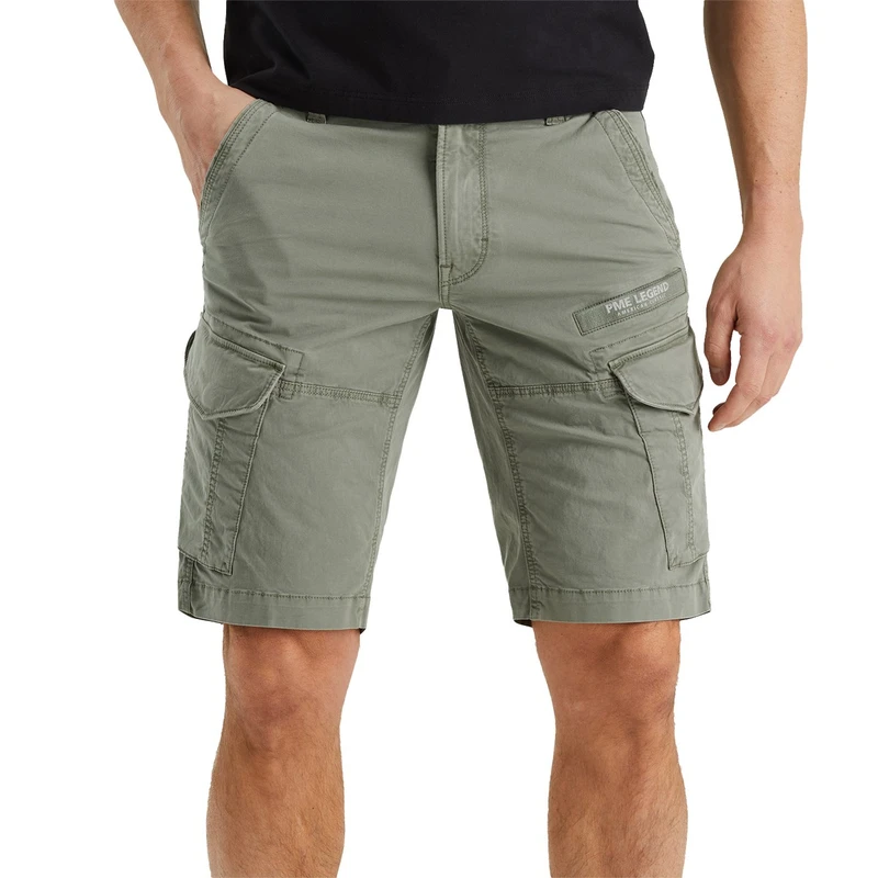Heren Short NORDROP CARGO SHORTS STRETCH TWILL PME Legend GROEN