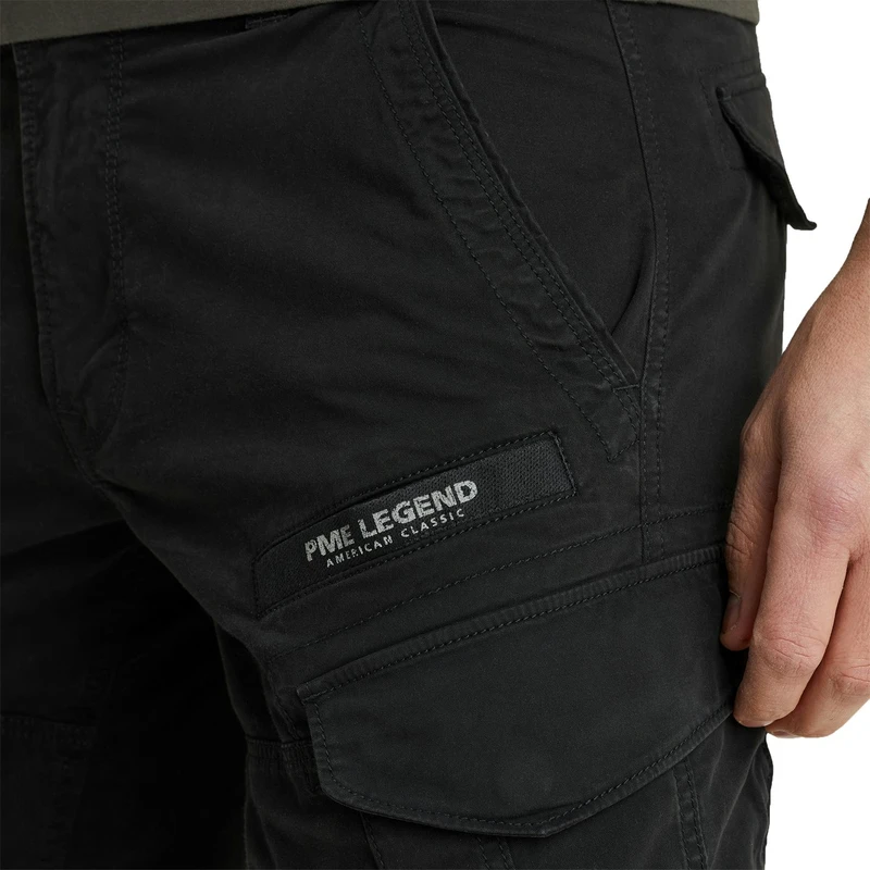Heren Short NORDROP CARGO SHORTS STRETCH TWILL PME Legend ZWART