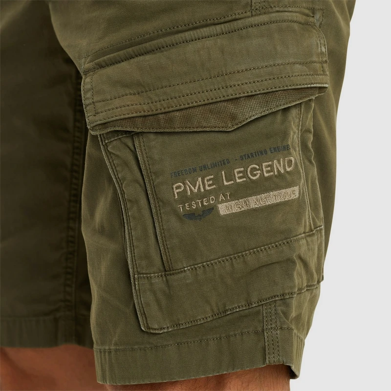 Heren Short ROTOR SHORTS BROKEN TWILL PME Legend ARMY