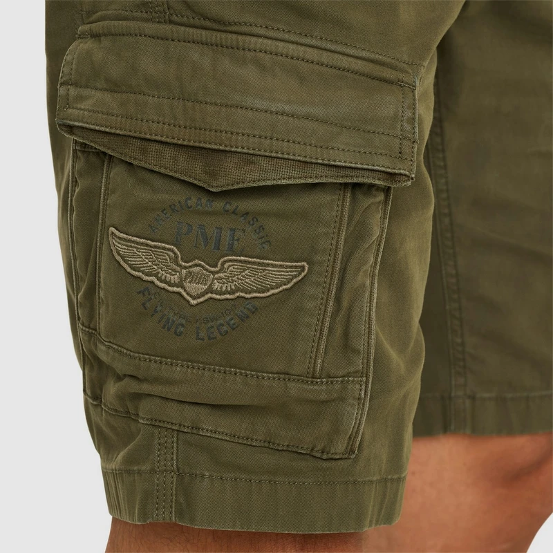 Heren Short ROTOR SHORTS BROKEN TWILL PME Legend ARMY