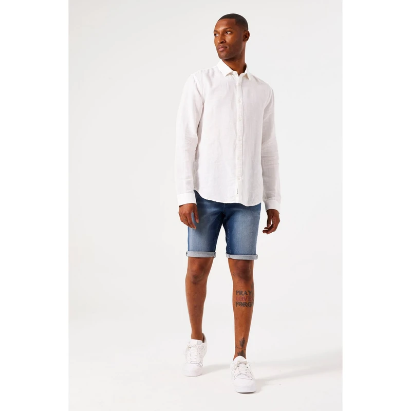 Heren Short Russo 615 Garcia DARK BLUE DENIM