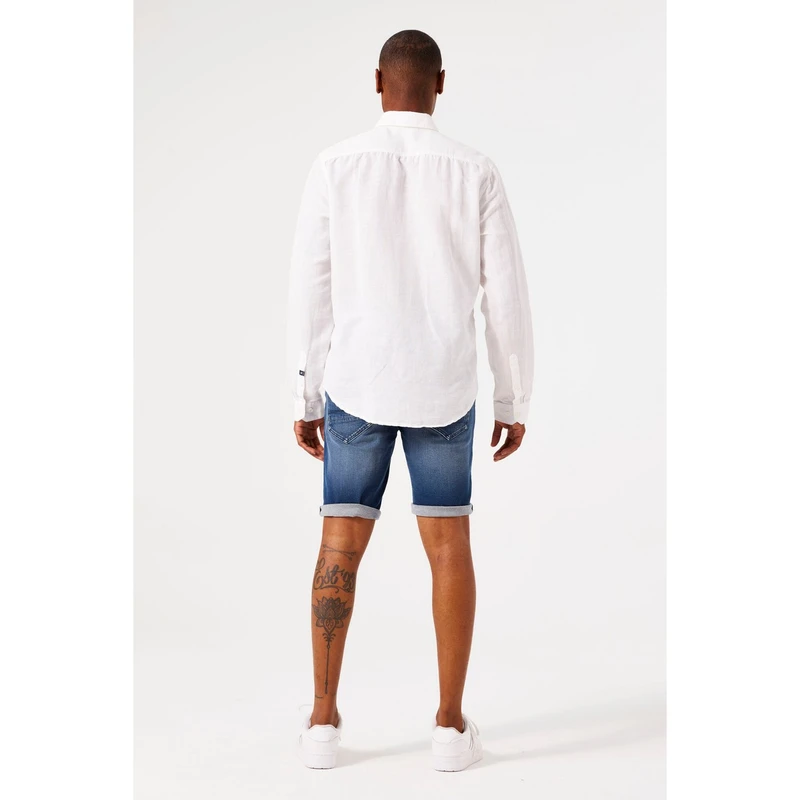 Heren Short Russo 615 Garcia DARK BLUE DENIM
