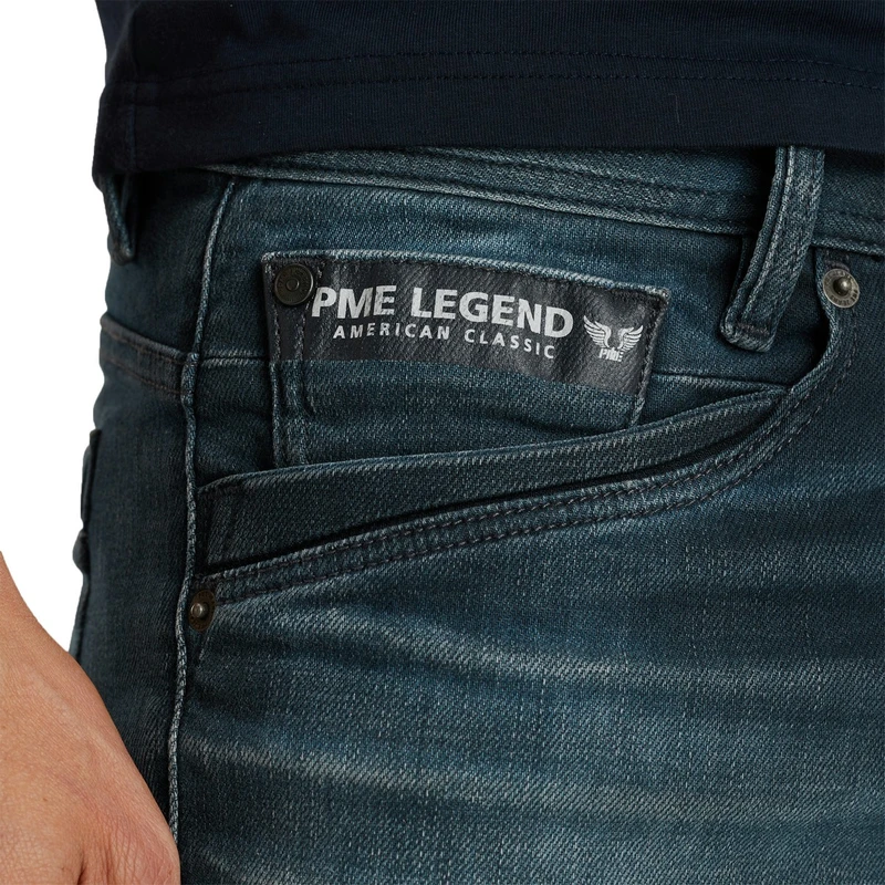 Heren Short SKYRAK SHORTS MULTI BLUE DENIM PME Legend MID BLUE DENIM