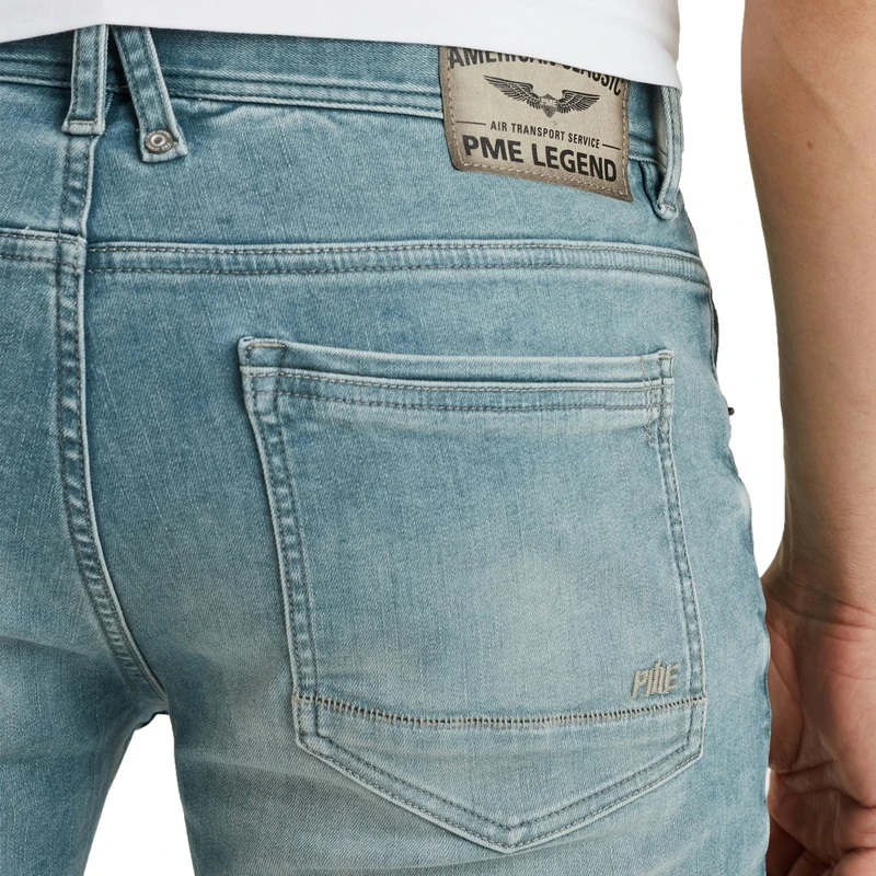 Heren Short TAILWHEEL SHORTS SOFT SKY GREEN PME Legend GREY DENIM