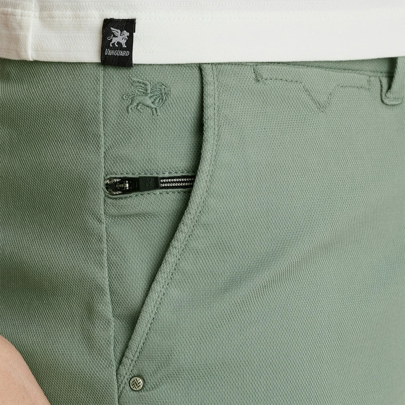 Heren Short V65 SHORTS DOBBY STRETCH Vanguard GROEN