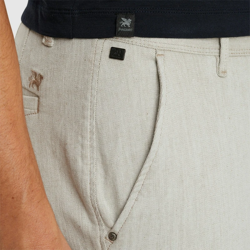 Heren Short V9 CHINO SHORTS COLORED DENIM Vanguard MIDDEN BRUIN