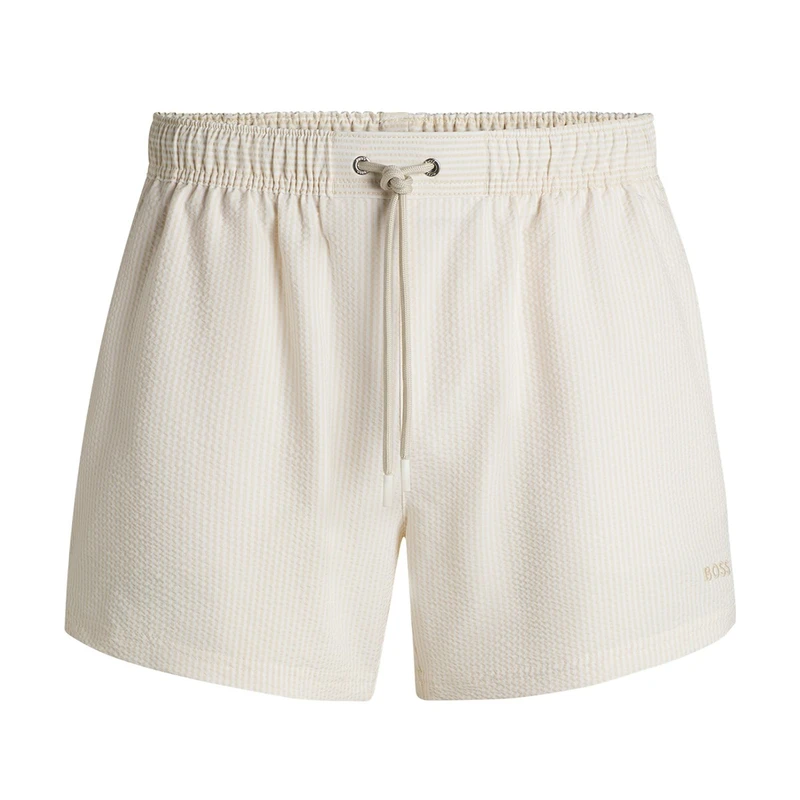 Heren Short Velvetfish 10271193 01 Boss Black OFF-WHITE