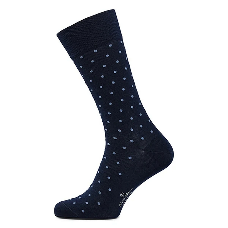 Heren Sokken 104-92.80 Carlo Lanza BLAUW DESSIN