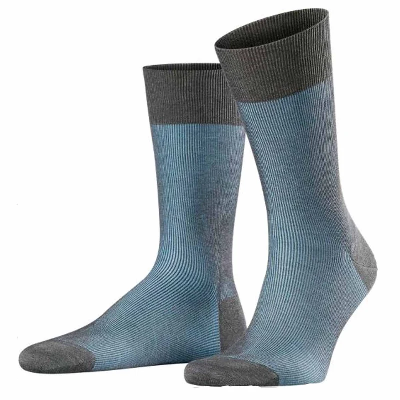 Heren Sokken 13141/fineshadow Falke LICHT GRIJS