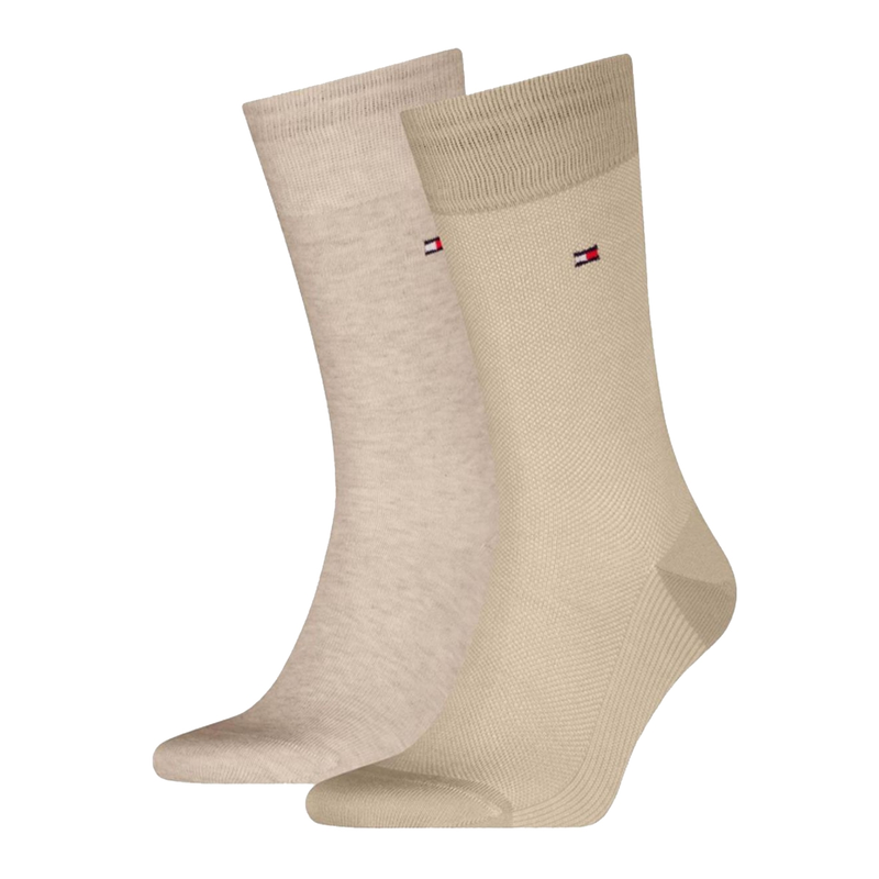 Heren Sokken 701226104 Tommy Hilfiger ZAND
